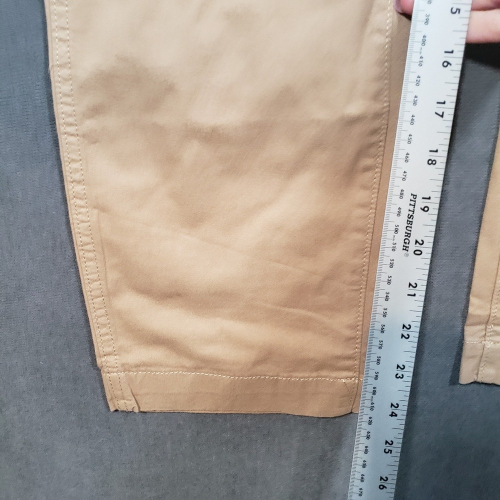 Gap Slim Ankle Pants Womens 6 Khaki Tan Cotton Stretch Chino Trousers - Picture 6 of 9